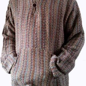 Nepali Striped Baja Hoodie